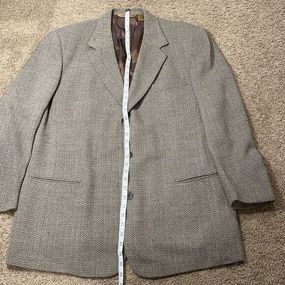 🔥🔥🚒Donna Karan Wool Gray Sport Coat - Picture 9 of 11